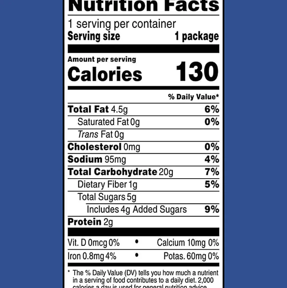 Grandma's® Blueberry Vanilla Mini Bites, 1 Oz, Total Qty 80