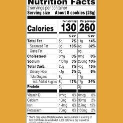 Grandma's® Chocolate Chip Mini Cookies, 2 Oz, Total Qty 60