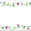 Great Papers! #10 Envelopes, String of Lights, Adhesive Closure, Pack Of 40