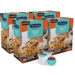 Green Mountain Coffee® Cinnabon Caramel Pecan K-Cup® Pods, Light Roast, Box Of 96 Pods