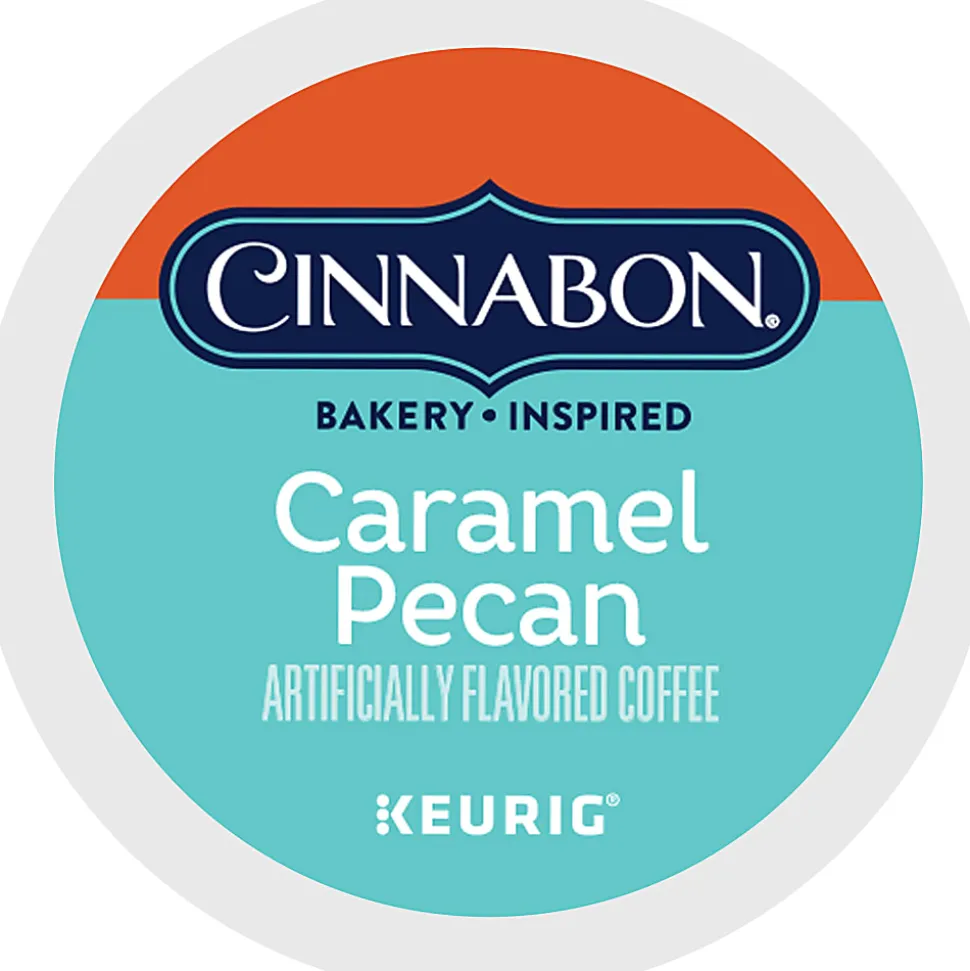 Green Mountain Coffee® Cinnabon Caramel Pecan K-Cup® Pods, Light Roast, Box Of 24 Pods