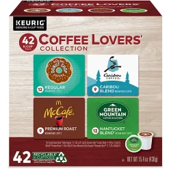 Green Mountain Coffee Coffee Lovers' Collection Single-Serve K-Cup Variety Pack, Pack Of 42 K-Cup