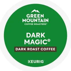 Green Mountain CoffeeĀ® Dark Magic Extra-Bold Coffee K-CupĀ® Pods, Dark Roast, Classic, Box Of 48 Pods