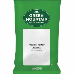 Green Mountain CoffeeĀ® Ground Coffee, French Roast, 2.2 Oz Per Bag, Carton Of 50 Bags