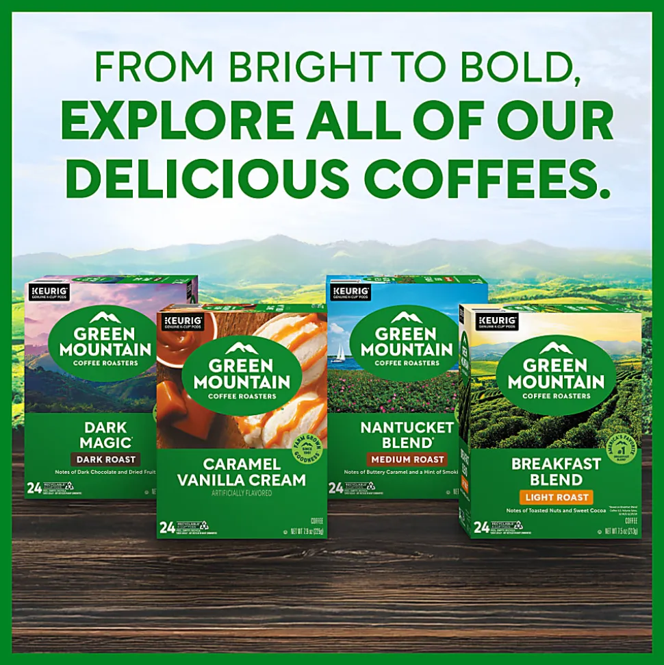 Green Mountain Coffee Roasters Colombia Select Keurig Single-Serve K-Cup Pods, 10 Count