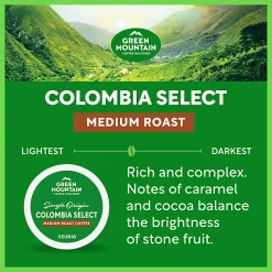 Green Mountain Coffee Roasters® Single-Serve Coffee K-Cup® Pods, Colombia Select Coffee, 96 Count, 4 Boxes of 24