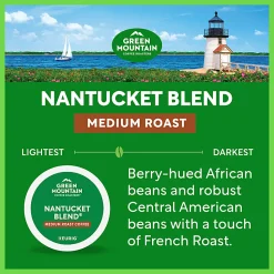 Green Mountain Coffee Roasters® Single-Serve Coffee K-Cup® Pods, Nantucket Blend®, Carton Of 24