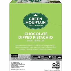 Green Mountain Coffee Roasters® Chocolate Dipped Pistachio Flavored Coffee, Single Serve K-Cup Pods, 24 Count