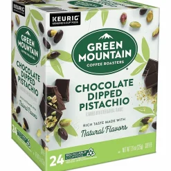 Green Mountain Coffee Roasters® Chocolate Dipped Pistachio Flavored Coffee, Single Serve K-Cup Pods, 24 Count