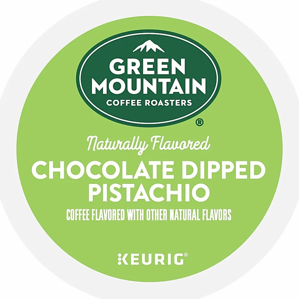 Green Mountain Coffee Roasters® Chocolate Dipped Pistachio Flavored Coffee, Single Serve K-Cup Pods, 24 Count