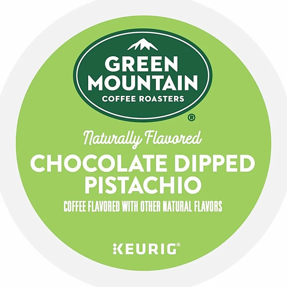 Green Mountain Coffee Roasters® Chocolate Dipped Pistachio Flavored Coffee, Single Serve K-Cup Pods, 24 Count