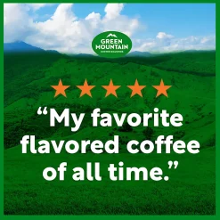 Green Mountain Coffee Roasters® Single-Serve Coffee K-Cup®, Caramel Vanilla, Carton Of 96, 4 Boxes of 24 pods