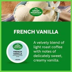 Green Mountain Coffee RoastersĀ® Single-Serve Coffee K-CupĀ®, French Vanilla, 96 Count (4 Packs of 24)