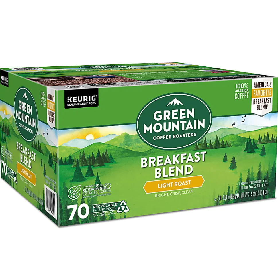 Green Mountain Coffee Roasters Hazelnut Decaf Coffee, Keurig Single-Serve K-Cup pods, Light Roast, 96 Count (4 Packs of 24)