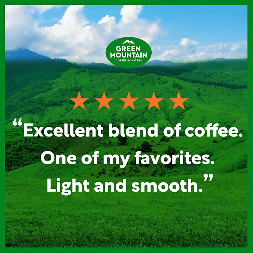 Green Mountain Coffee Roasters® Single-Serve Coffee K-Cup®, Decaffeinated, Breakfast Blend, Carton Of 96, 4 Boxes of 24 pods