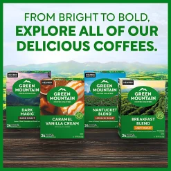 Green Mountain Coffee Roasters Hazelnut Decaf Coffee, Keurig Single-Serve K-Cup Pods, Light Roast, 24 Count
