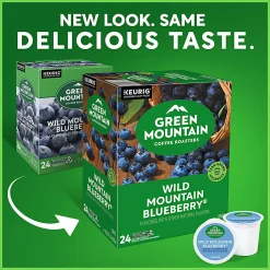 Green Mountain Coffee Roasters® Single-Serve Coffee K-Cup® Pods, Wild Mountain Blueberry, Light Roast, 24 Count