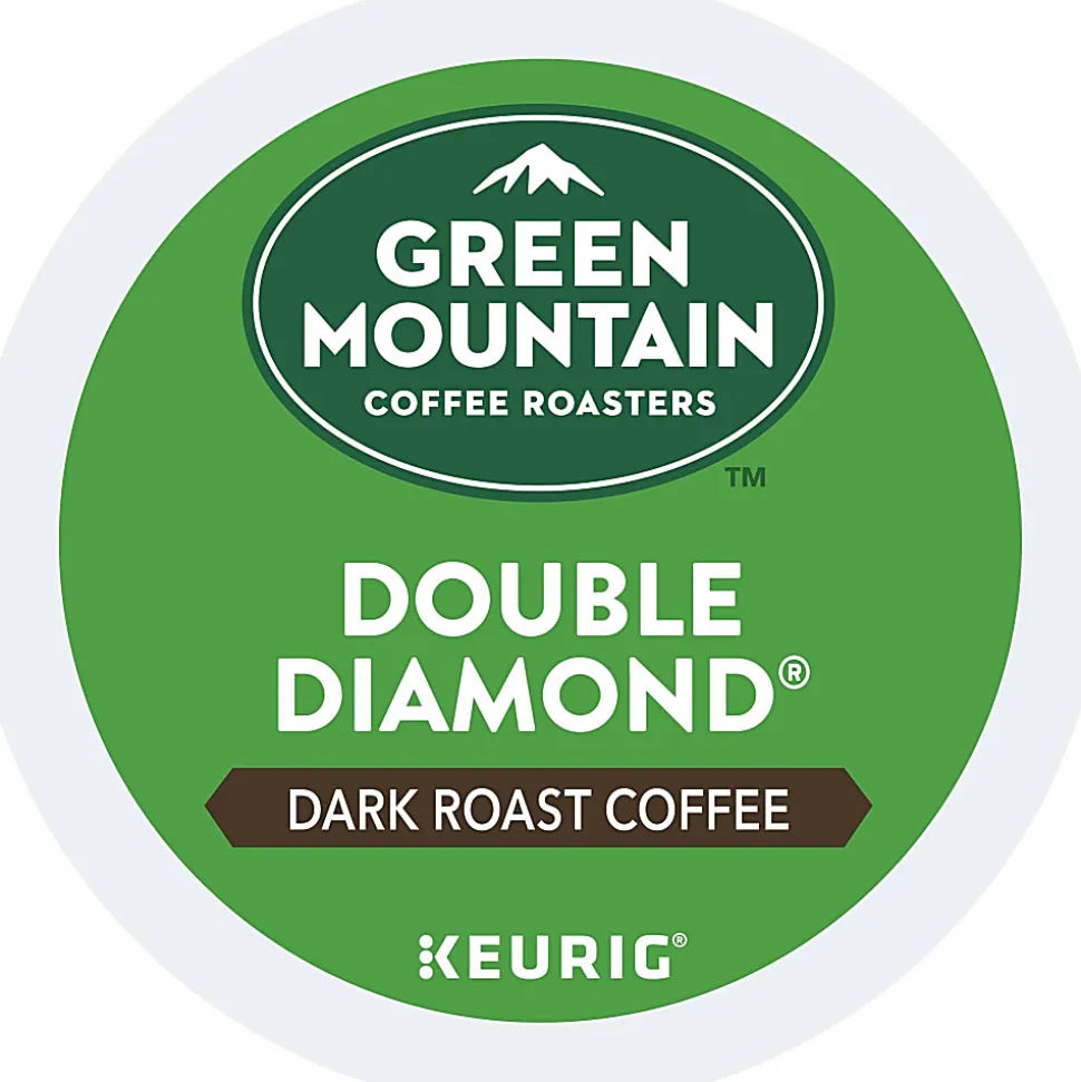 Green Mountain Coffee® Single-Serve Coffee K-Cup® Pods, Double Black Diamond Extra Bold, Carton Of 24