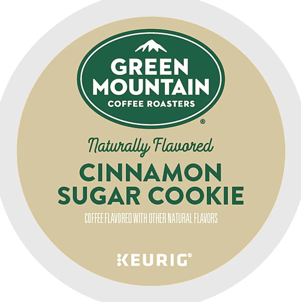 Green Mountain Coffee® Single-Serve Coffee K-Cup® Pods, Cinnamon Sugar Cookie, Carton Of 24
