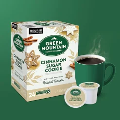 Green Mountain Coffee® Single-Serve Coffee K-Cup® Pods, Cinnamon Sugar Cookie, Carton Of 24