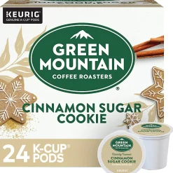 Green Mountain Coffee® Single-Serve Coffee K-Cup® Pods, Cinnamon Sugar Cookie, Carton Of 24