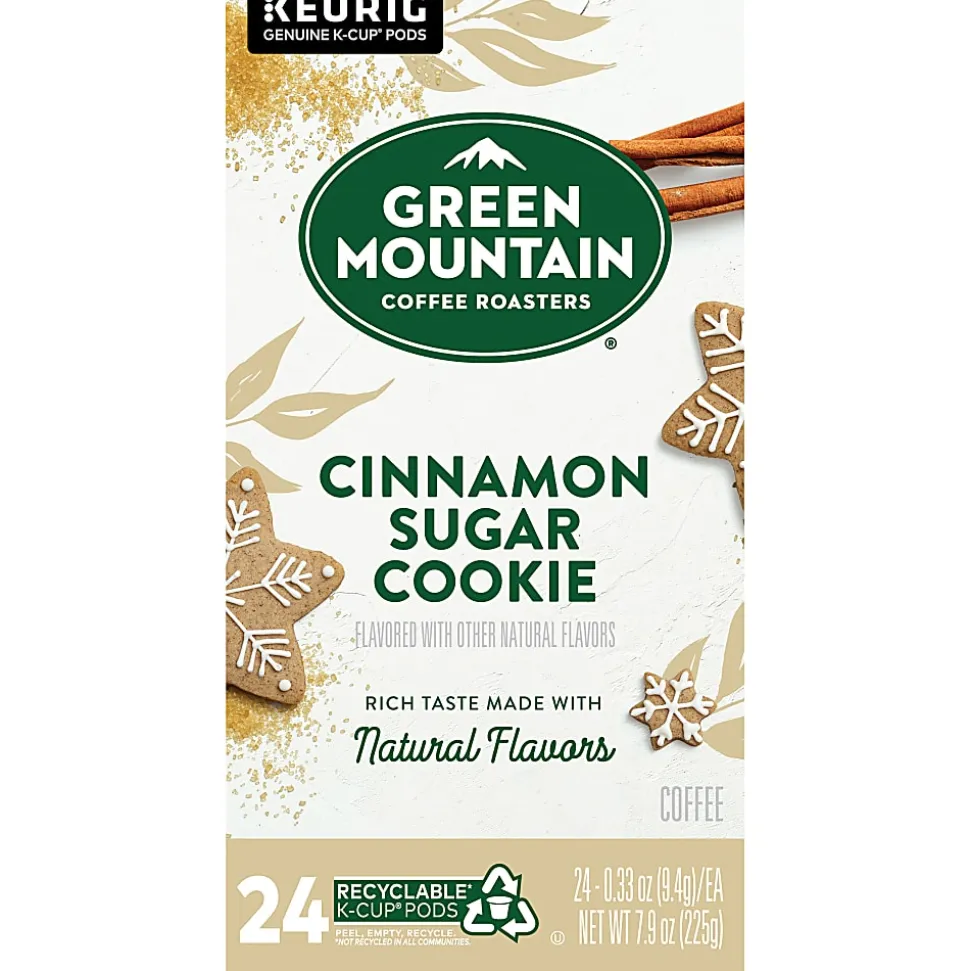 Green Mountain Coffee® Single-Serve Coffee K-Cup® Pods, Cinnamon Sugar Cookie, Carton Of 24