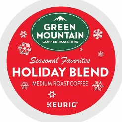 Green Mountain Coffee® Single-Serve Coffee K-Cup® Pods, Holiday Blend, Carton Of 24