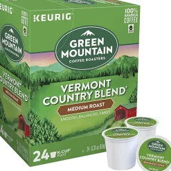 Green Mountain Coffee® Single-Serve Coffee K-Cup® Pods, Vermont Country Blend®, Carton Of 24
