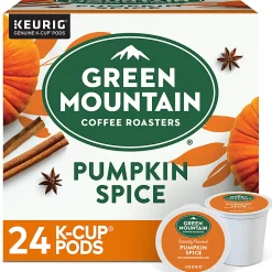 Green Mountain Coffee® Single-Serve Coffee K-Cup® Pods, Pumpkin Spice, Carton Of 24