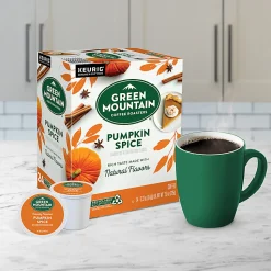 Green Mountain Coffee® Single-Serve Coffee K-Cup® Pods, Pumpkin Spice, Carton Of 24