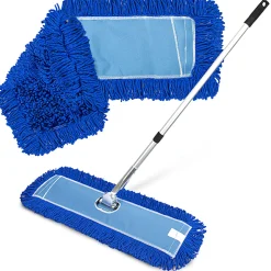 Gritt Commercial All-In-One Microfiber Dust Mop Set With 72