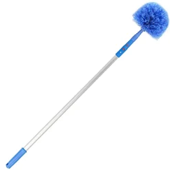 Gritt Commercial Cobweb Duster Brush With Telescopic Pole, 6-11/16