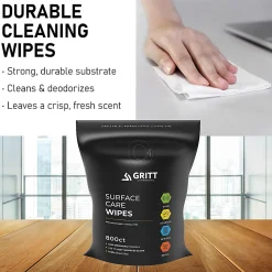 Gritt Commercial Surface Care Wipes, 6