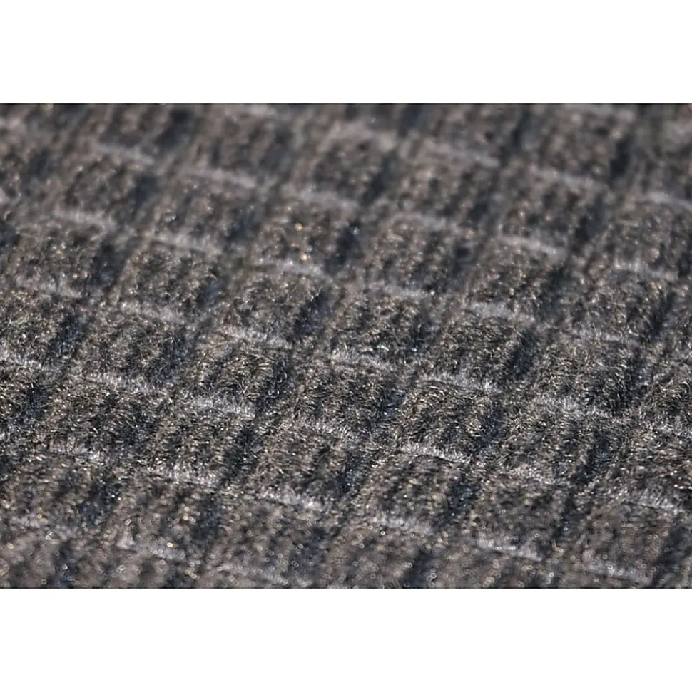 Guardian Floor Protection EcoGuard Floor Mat - Indoor, Outdoor, Carpeted Floor, Hard Floor - 36" x 24"- Rectangular - Rubber - Charcoal - 1 Each