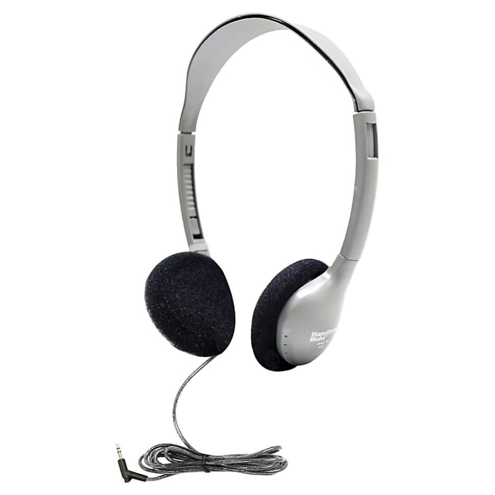 HamiltonBuhl™ HA2 Sack-O-Phone Headphones, Silver, Pack Of 10