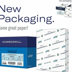 Hammermill® Colors Recycled Copy Paper, 10 Reams, Green, Letter (8.5