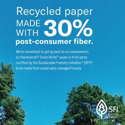 Hammermill® Great White Printer & Copy Paper, 400 Reams, White, Letter (8.5" x 11"), 200000 Sheets Per Pallet, 20 Lb, 92 Brightness
