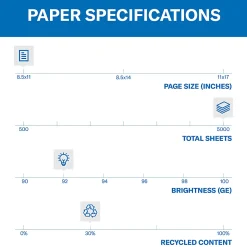 Hammermill® Great White Printer & Copy Paper, 400 Reams, White, Letter (8.5