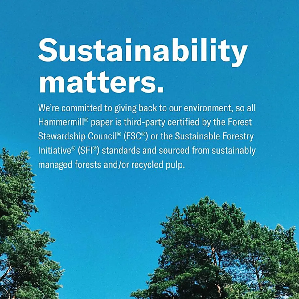 Hammermill® Premium Laser Paper, 10 Reams, Radiant White, Letter Size (8 1/2" x 11"), FSC® Certified, 24 Lb, 98 Brightness