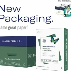 Hammermill® Premium Laser Paper, 10 Reams, Radiant White, Letter Size (8 1/2