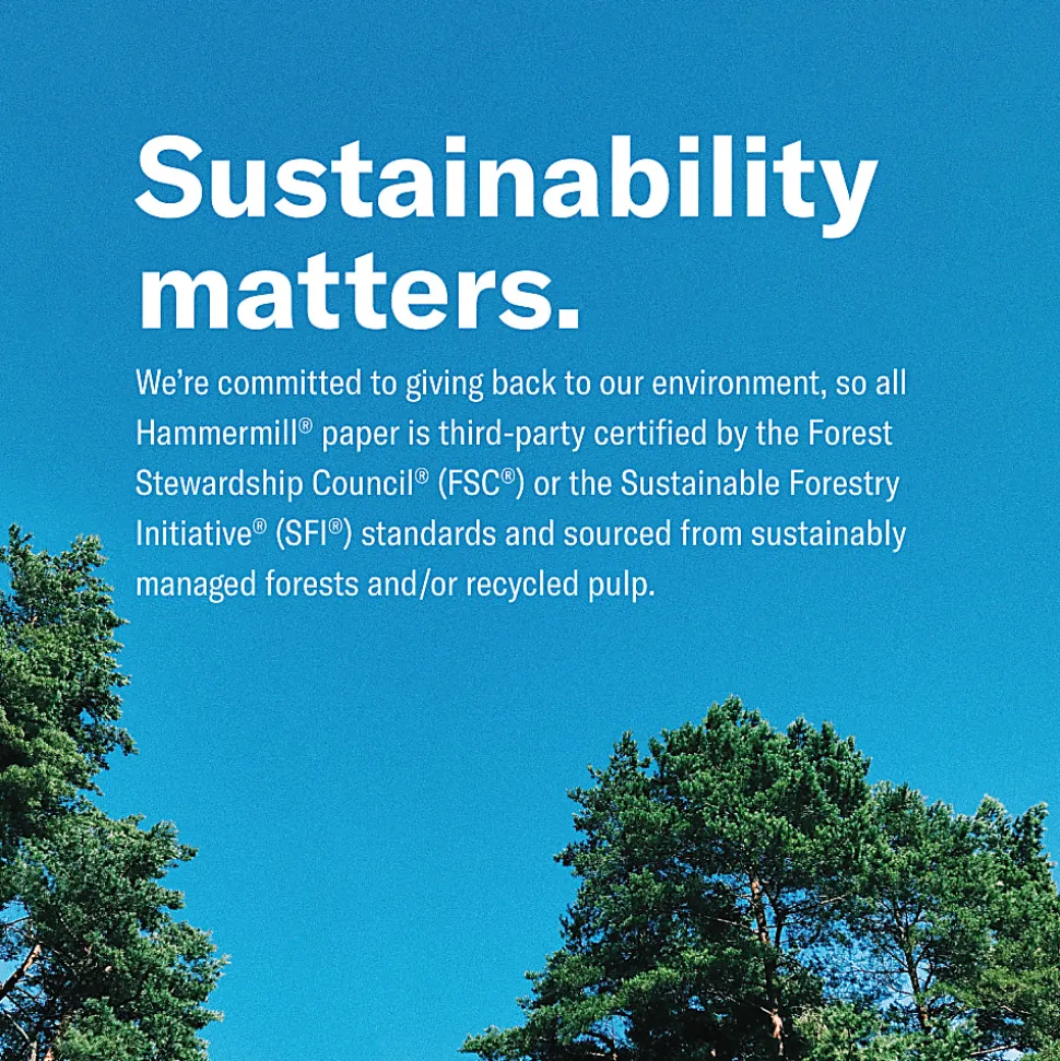 Hammermill® Printer & Copy Plus Copy Paper, 400 Reams, White, Letter (8.5" x 11"), 200000 Sheets Per Pallet, 20 Lb, 92 Brightness