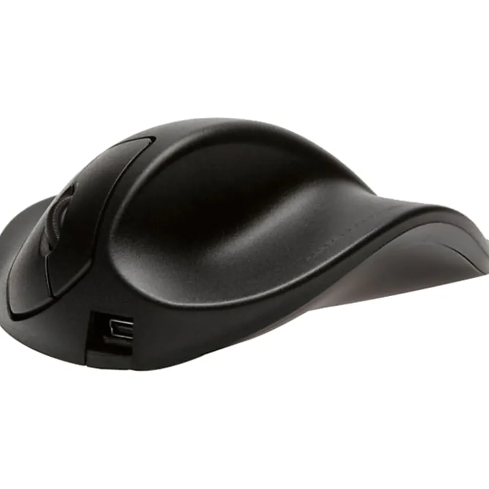 HandShoeMouse M2WB-LC Mouse - BlueTrack - Cable - Black - USB - 1500 dpi - Scroll Wheel - 2 Button(s) - Medium Right handed