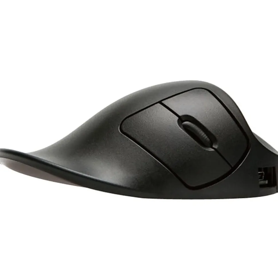 HandShoeMouse M2WB-LC Mouse - BlueTrack - Cable - Black - USB - 1500 dpi - Scroll Wheel - 2 Button(s) - Medium Right handed