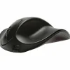 HandShoeMouse S2UB-LC Mouse - BlueTrack - Wireless - Black - USB - 1500 dpi - Scroll Wheel - 2 Button(s) - Small Right handed
