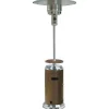 Hanover 12020 Watts Propane Patio Heater, 88.23"H x 17.83"W, Bronze & Stainless Steel