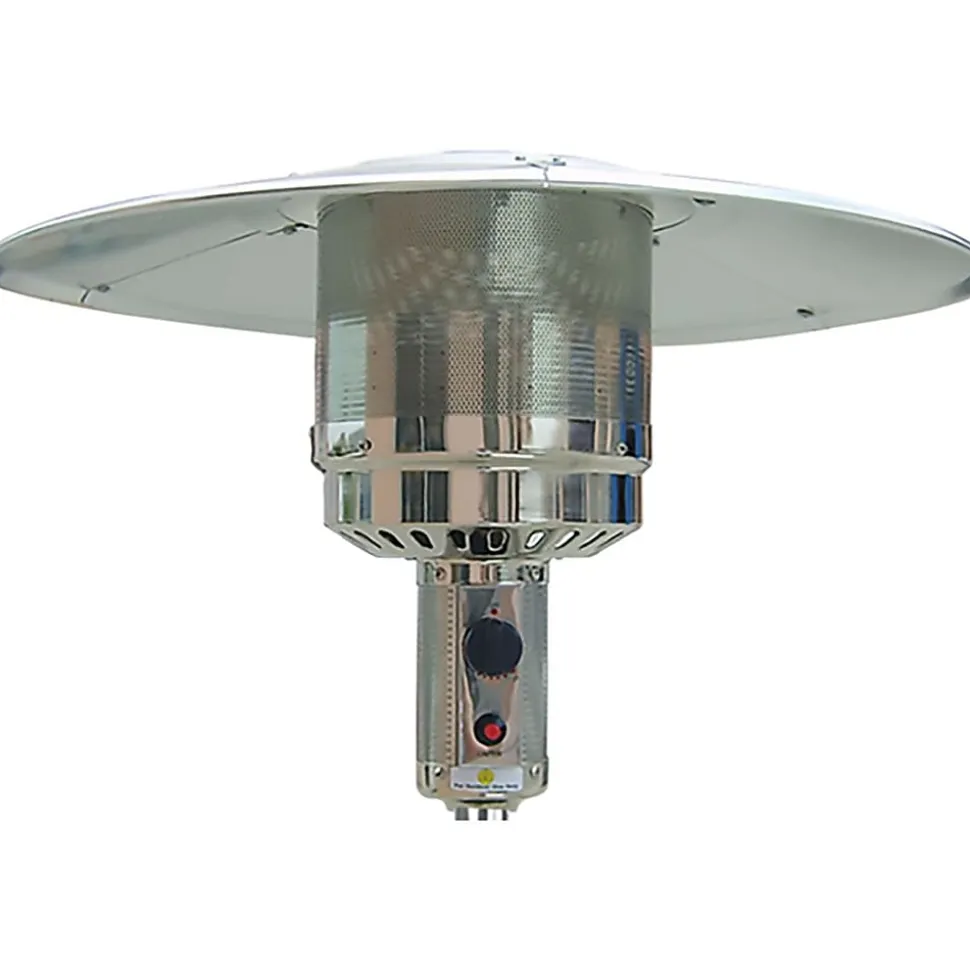 Hanover 12020 Watts Propane Patio Heater, 88.23"H x 17.83"W, Bronze & Stainless Steel