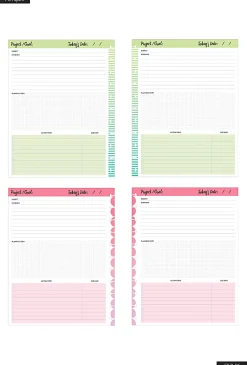 Happy Planner Big Filler Paper, 8-1/2" x 11", 40 Sheets, So Many Projects