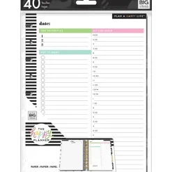 Happy Planner Classic Filler Paper, 40 Sheets, 7