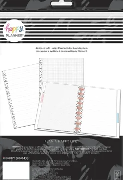 Happy Planner Classic Filler Paper, 40 Sheets, 7