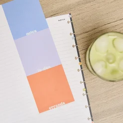 Happy Planner Dotted Lined Classic Filler Paper, Bright Energy, 7